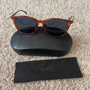 Hugo Boss Mens Sunglasses - blue lens/tint